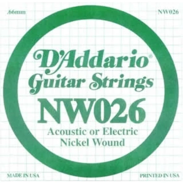 DADDARIO NW026 ürün görseli 1