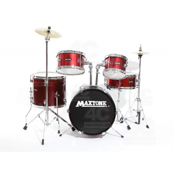 Maxtone Mxc-602mr Junior Davul Set Metalik Kırmızı ürün görseli 1