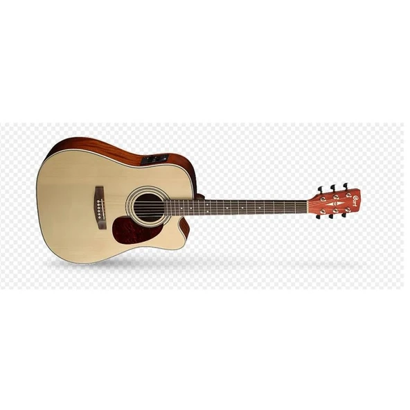 Cort Mr500E Op Elektro Akustik Gitar, Naturel Satin ürün görseli 1