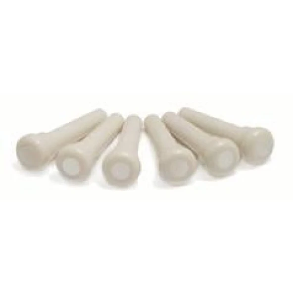 Tusq Bridge Pin Pak (60) White M.O.P Dot - Resim 2