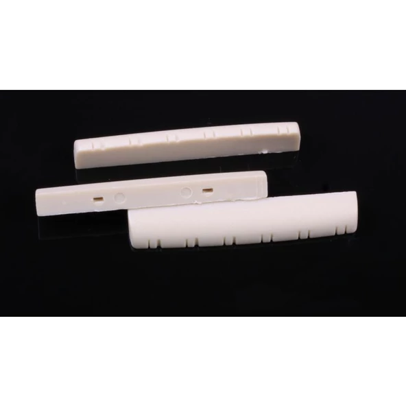 Tusq Slotted 12 String Nut-Pack of 10 ürün görseli 1