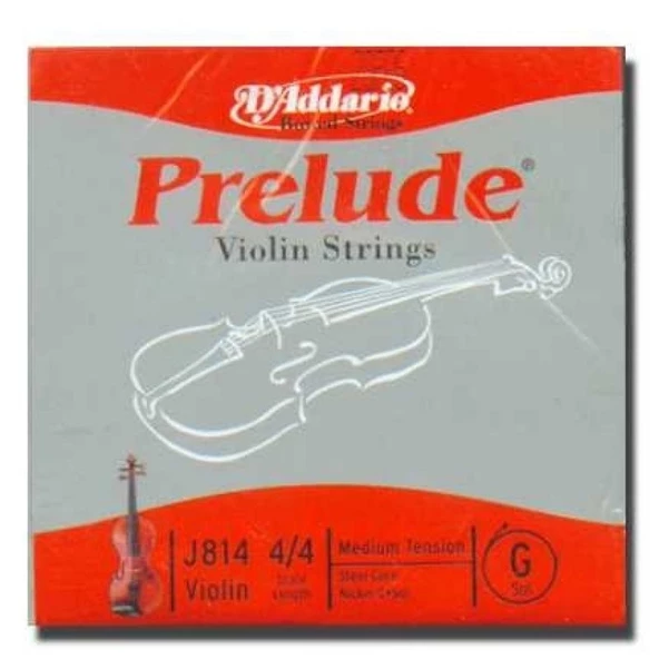 DADDARIO J814 KEMAN TEK TEL, PRELUDE, 4/4, G-(SOL), MEDIUM ürün görseli 1