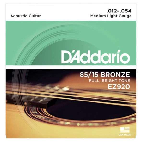 DADDARIO EZ920 Akustik Gitar Teli ürün görseli 1