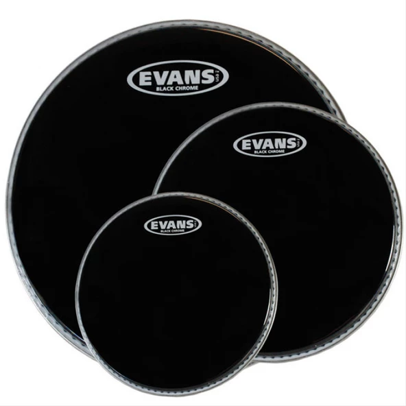 Evans Etpchr-R Deri Seti (10+12+16) Siyah Rock Kit ürün görseli 1