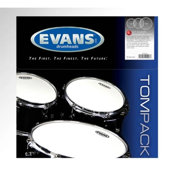 Evans Etp-G1Clr-S Deri Seti (12+13+16) Standart Kit ürün görseli 1