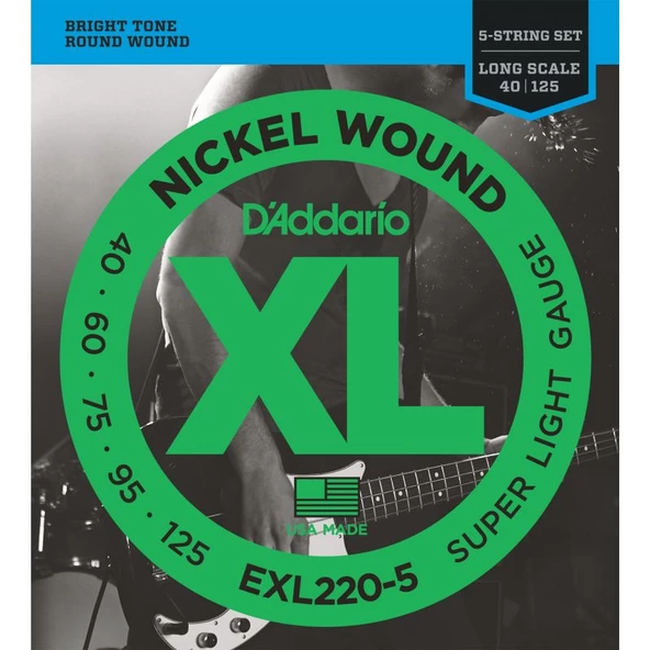 DADDARIO EXL220-5 ürün görseli 1