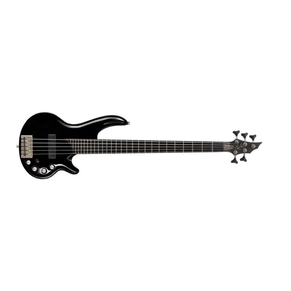 Cort Cr5Bk Bass Gitar, Curbow, Siyah ürün görseli 1