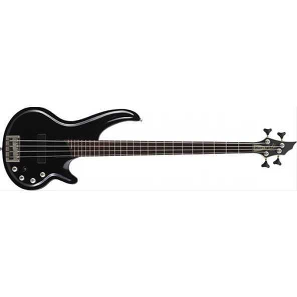 Cort Cr41Bk Bass Gitar, Curbow, Siyah ürün görseli 1