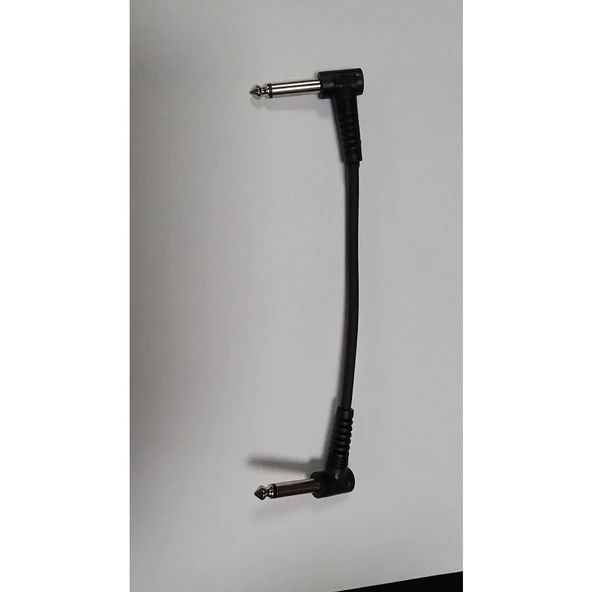 Cremonia Alg042 Gitar Pedalı İçin Patch Kablo 15Cm, Siyah - Resim 2