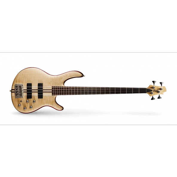 Cort A4Plus Fmmh Opn Bass Gitar, 4 Telli, Open Pore Naturel ürün görseli 1