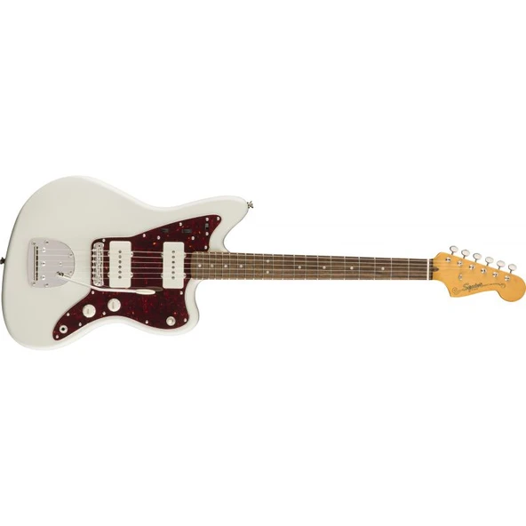 Squier Classic Vibe 60s Jazzmaster Laurel Klavye Olympic White Elektro Gitar ürün görseli 1