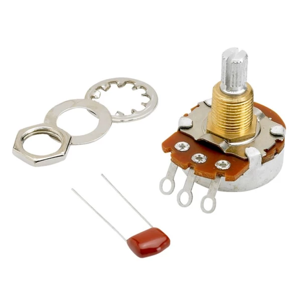 Fender 500K Split Shaft Potentiometer Vol or Tone Yedek Parça ürün görseli 1