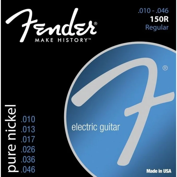Fender Original 150 Pure Nickel Wound Ball End 150R .010-.046 Elektro Gitar Teli ürün görseli 1