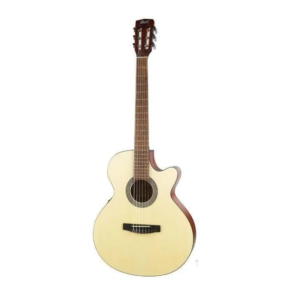 Cort Cec1 Op Elektro Klasik Gitar, Open Pore - Resim 3