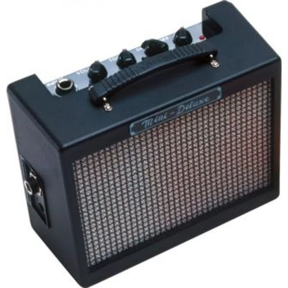 Fender MD20 Mini Deluxe Black Pilli Elektro Gitar Amfisi ürün görseli 1