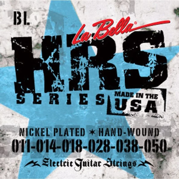 LaBella HRS-BL Nickel Blues Light (11-50) Elektro Gitar Teli ürün görseli 1