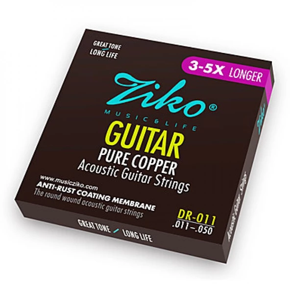 Ziko DR-011 Akustik Gitar Teli ürün görseli 1
