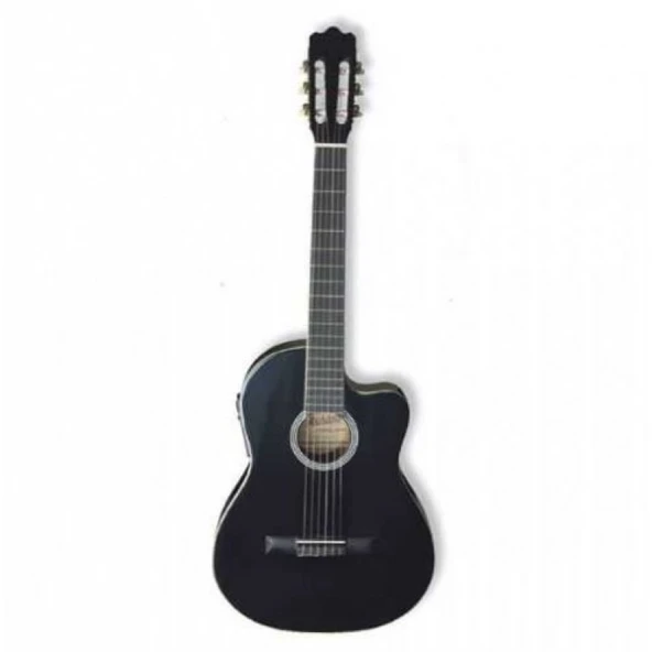 ashton CG44CEQ BK Elektro klasik gitar - Resim 2