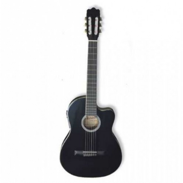 ashton CG44CEQ BK Elektro klasik gitar ürün görseli 1