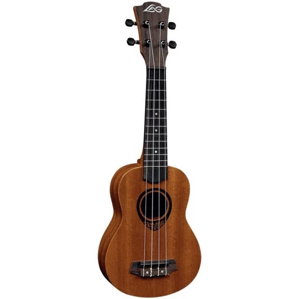 LAG GLU TKU10S Tiki Soprano Natural Ukulele ürün görseli 1
