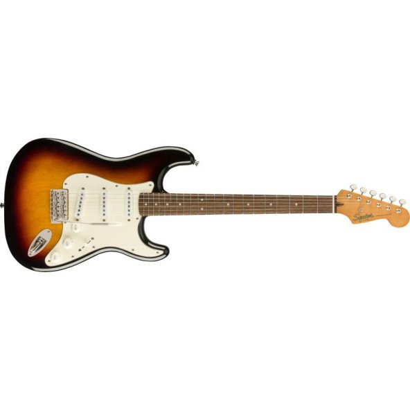 Squier Classic Vibe 60s Stratocaster Laurel Klavye 3-Color Sunburst Elektro Gitar ürün görseli 1