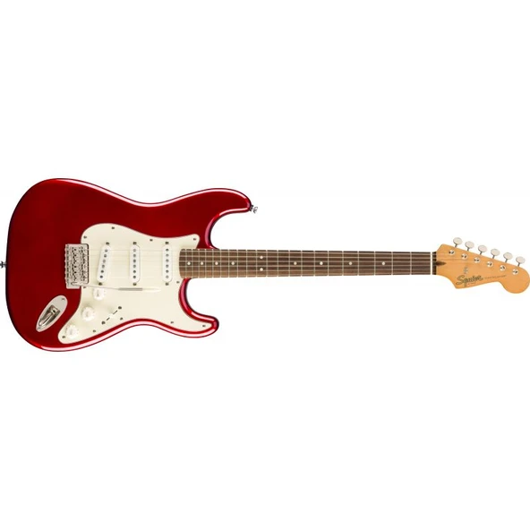Squier Classic Vibe 60s Stratocaster Laurel Klavye Candy Apple Red Elektro Gitar ürün görseli 1