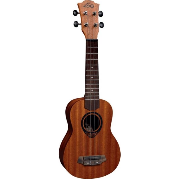 LAG GLU TKU8S Tiki Soprano Natural Ukulele ürün görseli 1