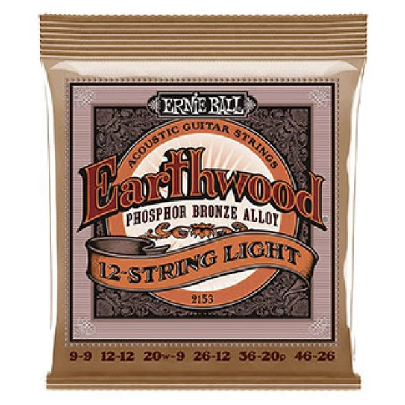Ernie Ball P02153 09-46 (12 Telli) Akustik Gitar Teli ürün görseli 1