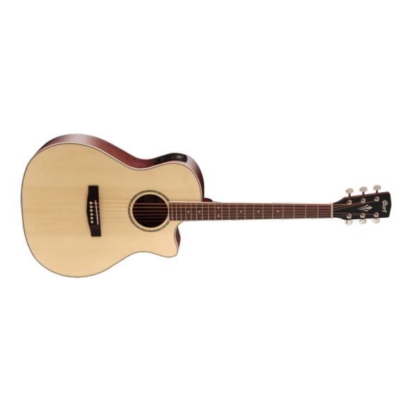 Cort Gamedx Lh Op Elektro Akustik Gitar Solak, Grand Auditorium Kasa ürün görseli 1