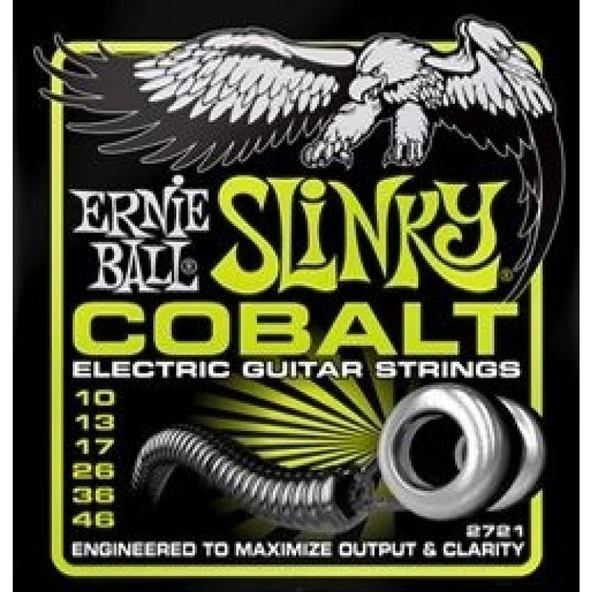 Ernie Ball P02721 10-46 Cobalt Elektro Gitar Teli ürün görseli 1