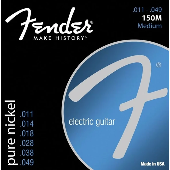 Fender Original 150 Pure Nickel Wound Ball End 150M .011-.049 Elektro Gitar Teli ürün görseli 1