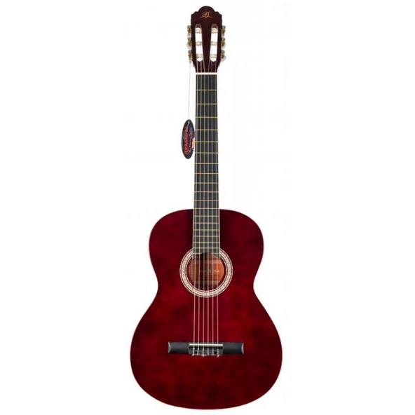 BARCELONA LC 3900 TR Transparan Kırmızı Klasik Gitar ürün görseli 1