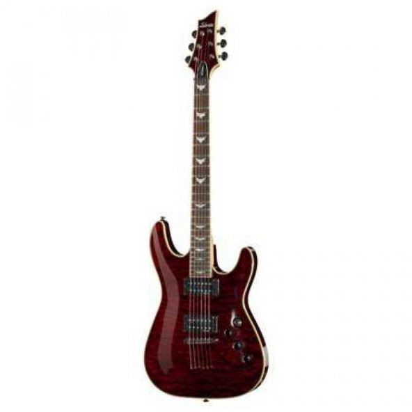 Schecter Omen Extreme 6 Elektro Gitar (Crimson Red Burst) ürün görseli 1