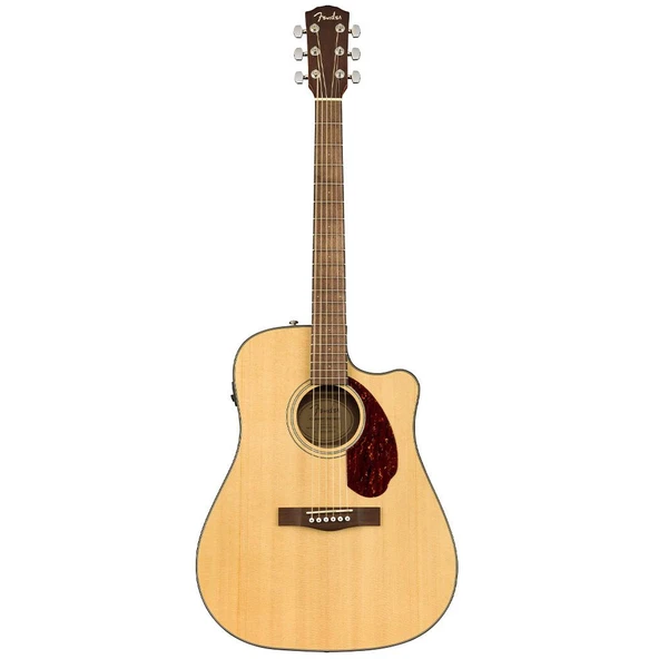 Fender CD-140SCE Dreadnought Natural Elektro Akustik Gitar - Resim 2