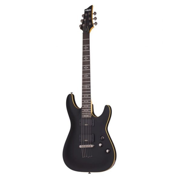 Schecter Demon-6 Elektro Gitar (Aged Black Satin) ürün görseli 1