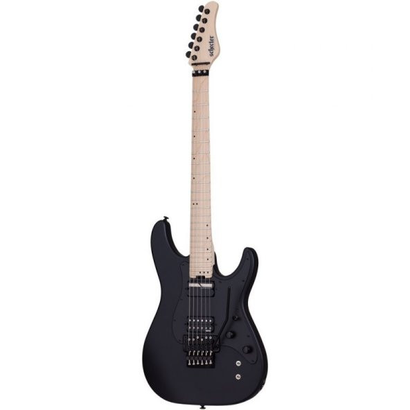Schecter Sun Valley Super Shredder FR Sustaniac Elektro Gitar (Satin Black) ürün görseli 1