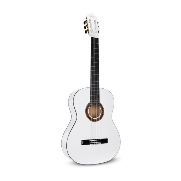 Valencia Vc103twt Klasik Gitar 3/4 Beyaz Sap Çelikli ürün görseli 1