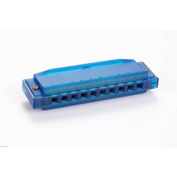 Hohner M1110B Translucent Blue Harp (Do Majör) ürün görseli 1