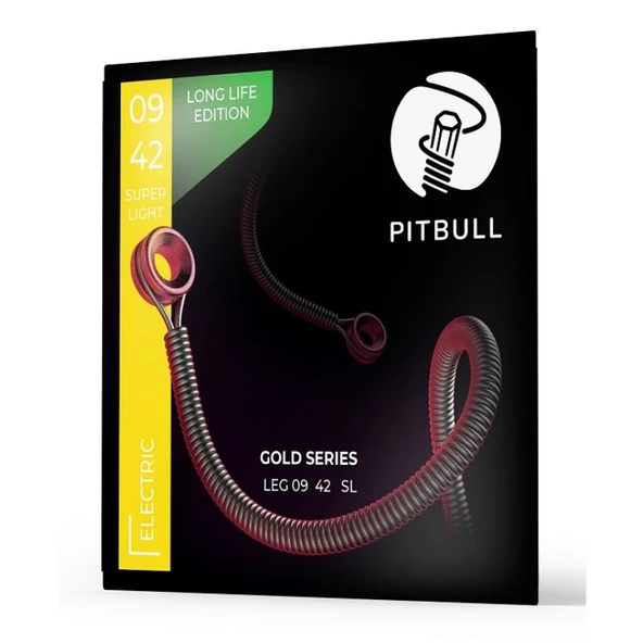 Pitbull Strings Gold Series LEG 09-42 SL LONG LIFE EDITION Takım Tel Elektro Gitar Teli ürün görseli 1