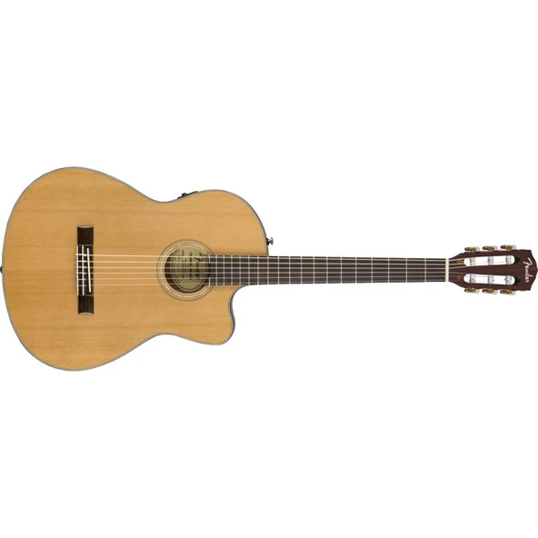 Fender CN-140SCE Nylon Thinline Natural Elektro Klasik Gitar ürün görseli 1