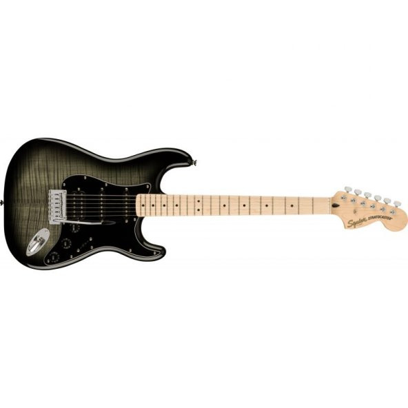 Squier Affinity Stratocaster FMT HSS Akçaağaç Klavye Black Burst Elektro Gitar ürün görseli 1