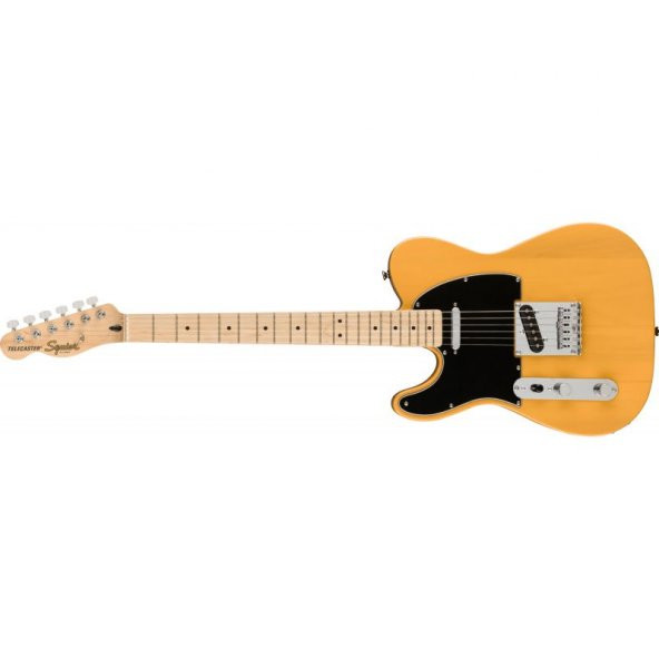 Squier Affinity Telecaster Akçaağaç Klavye Butterscotch Blonde Solak Elektro Gitar ürün görseli 1