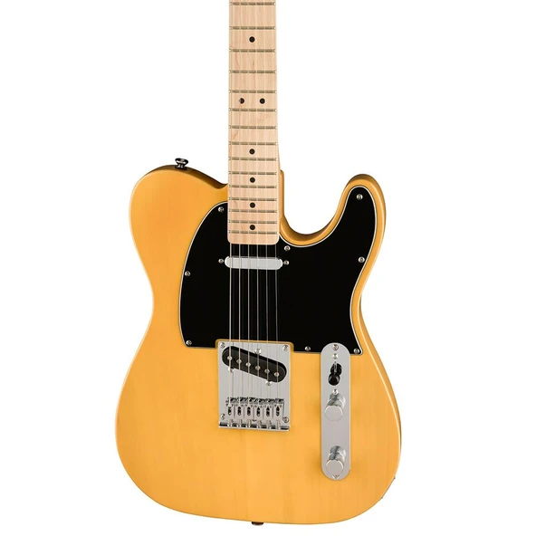 Squier Affinity Telecaster Akçaağaç Klavye Butterscotch Blonde Elektro Gitar - Resim 4