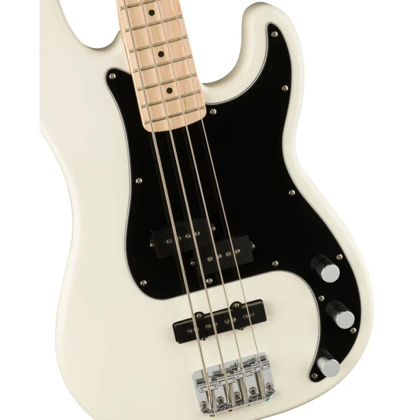 Squier Affinity Precision Bass PJ Akçaağaç Klavye Olympic White Bas Gitar - Resim 4