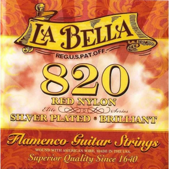 La Bella 820 Flamenko Gitar Teli ürün görseli 1