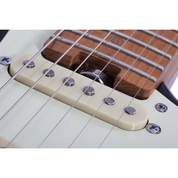 Schecter Nick Johnston Traditional Elektro Gitar (Atomic Ink) - Resim 5