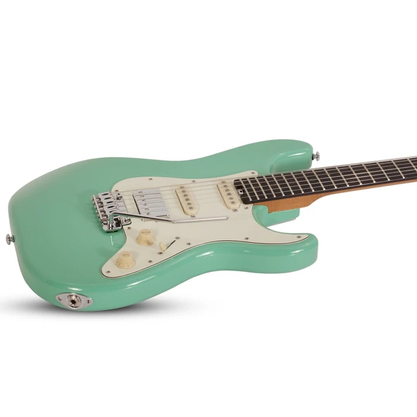 Schecter Nick Johnston Traditional Elektro Gitar (Atomic Green) - Resim 3