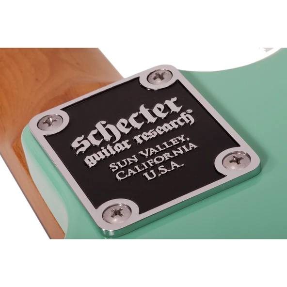 Schecter Nick Johnston Traditional Elektro Gitar (Atomic Green) - Resim 8
