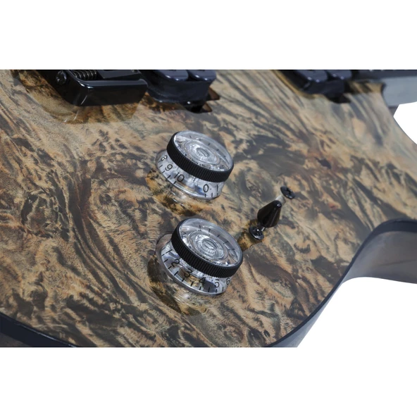 Schecter Omen Elite-6 Elektro Gitar (Charcoal) - Resim 8