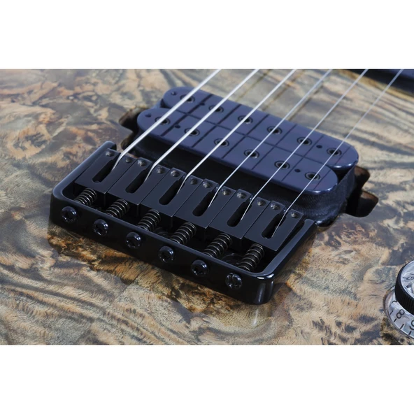 Schecter Omen Elite-6 Elektro Gitar (Charcoal) - Resim 6